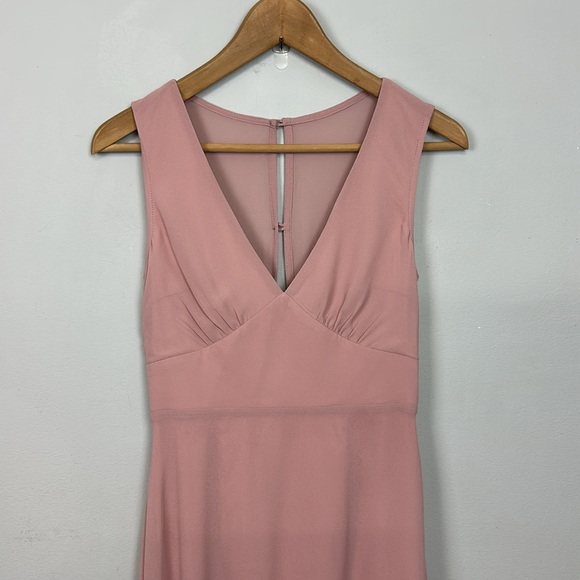BHLDN Anthropologie Pale Pink Capulet Dress Size S - Picture 3 of 9